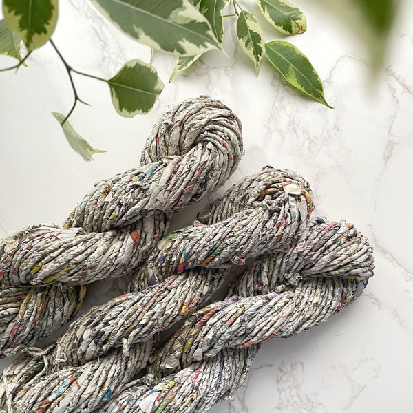 Recycled Indian Newspaper Yarn