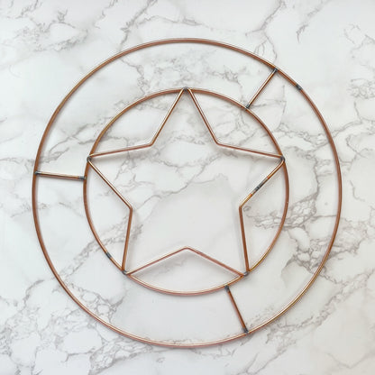 Star Wreath Metal Frame