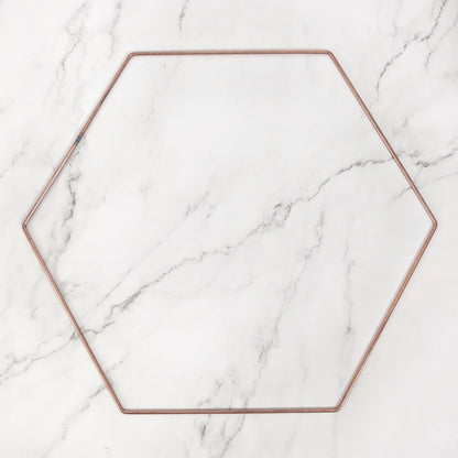 Metal Hexagon Frame - 6" / 9" / 12" / 16"