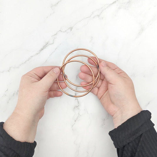 3" Metal Hoops (Pack of 3)