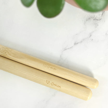 Crochet Hooks - 10 & 12mm (x2)