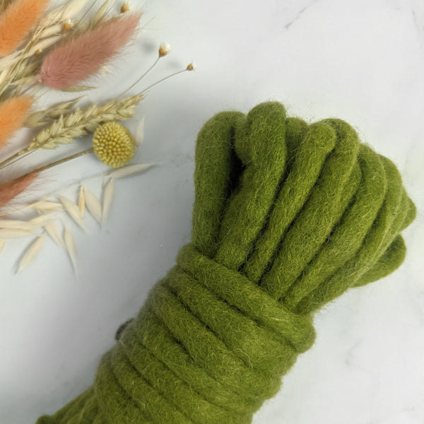 Felted Wool Yarn - Chunky 10mm