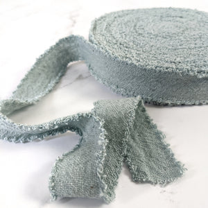 Recycled Cotton Ribbon - Teal