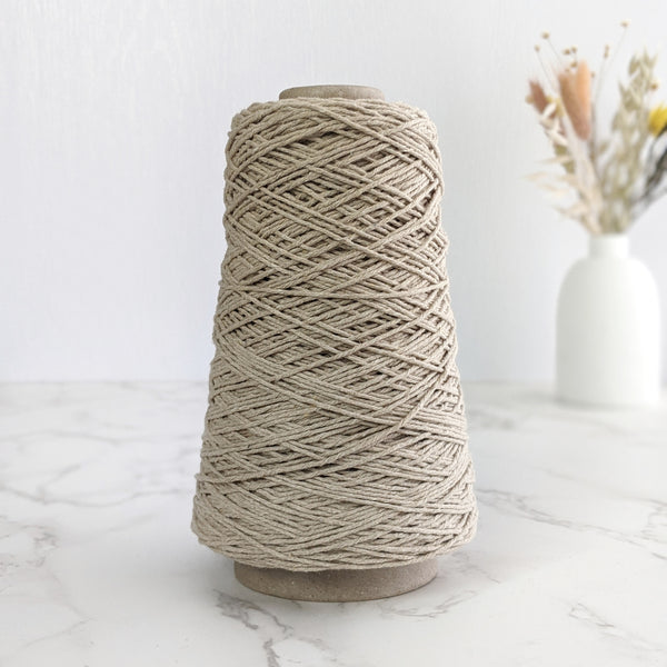 1.5mm Recycled Cotton String/Warp - Oat