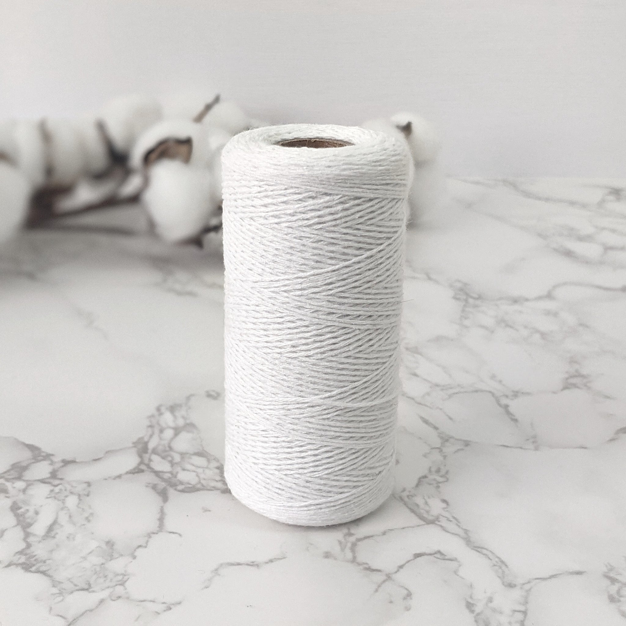 Cotton Warp Thread - White - 80g