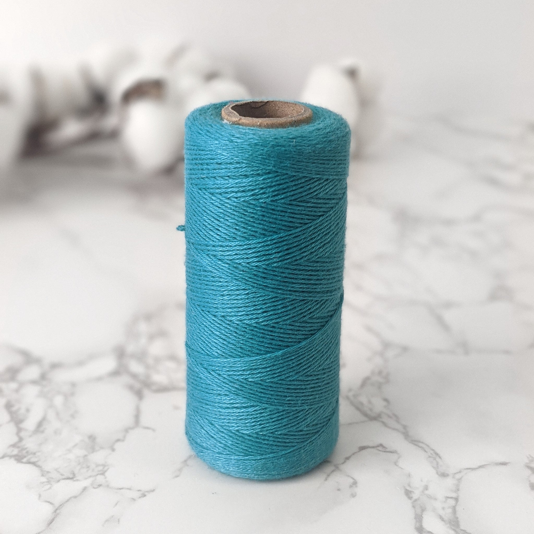 Cotton Warp Thread - Teal - 80g