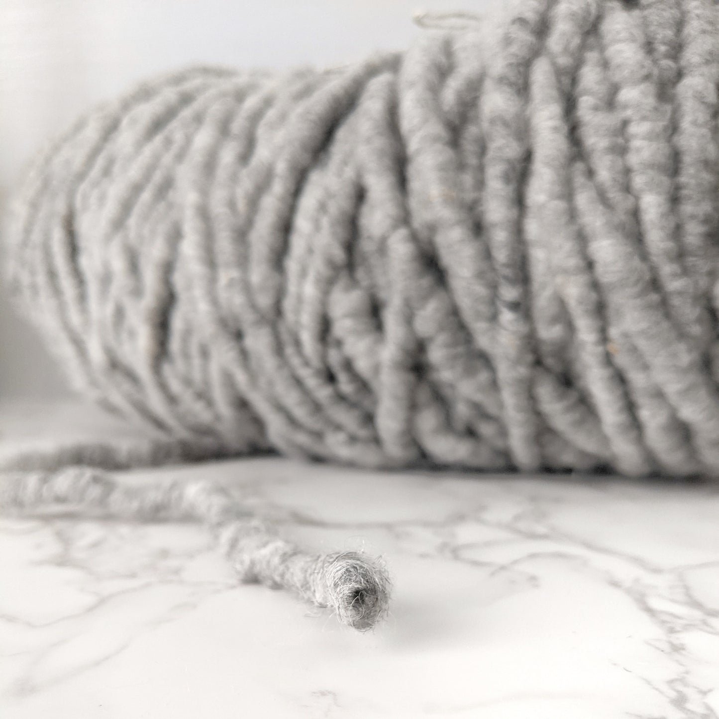 Core Spun Alpaca Yarn - Smoke