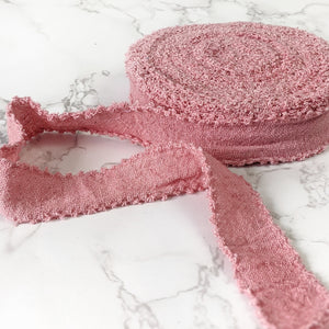 Recycled Cotton Ribbon - Watermelon