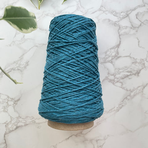 1.5mm Recycled Cotton String/Warp - Deep Sea
