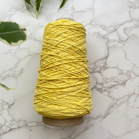 1.5mm Cotton String/Warp - Daffodil Yellow
