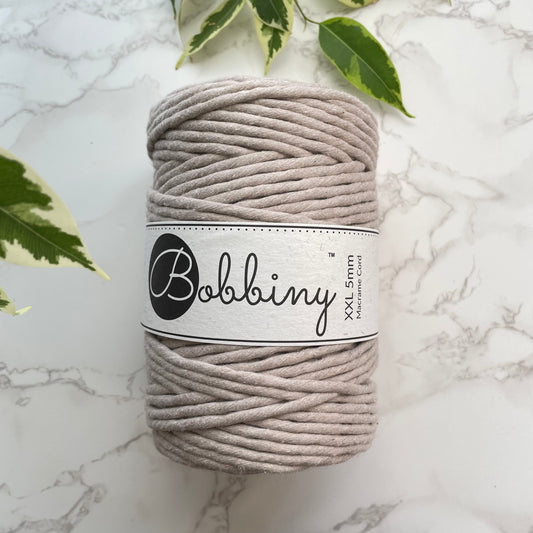 Bobbiny 5mm ‘Pearl' Cotton String - 100m