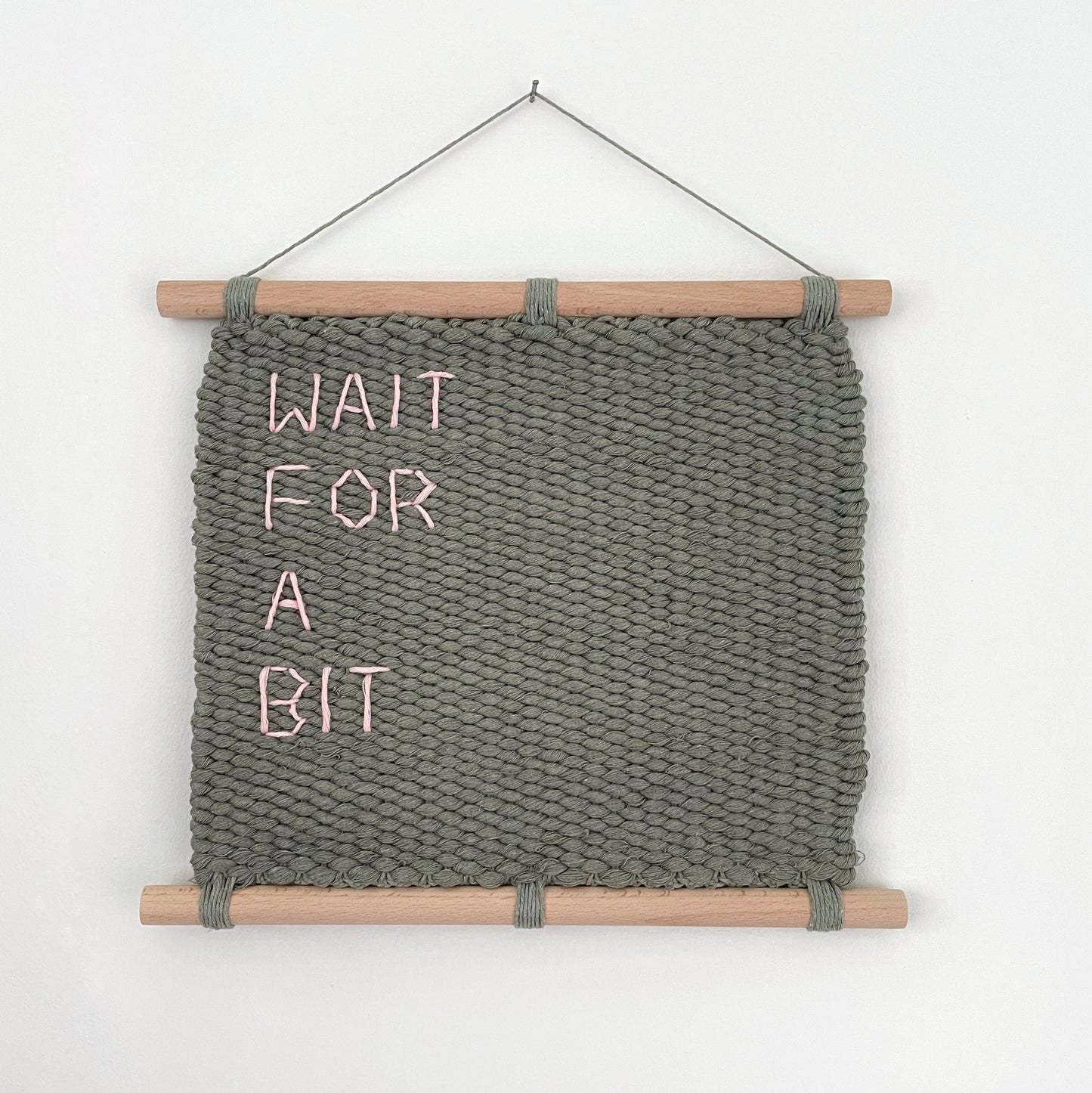 Joe - ‘Wait for a bit’ Weaving