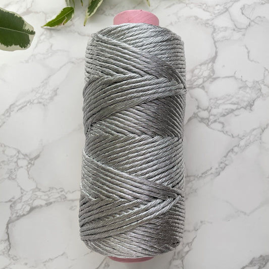 5mm Metallic String - Silver