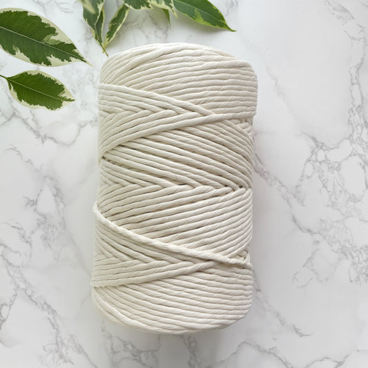 5mm Cotton String - Natural/Undyed