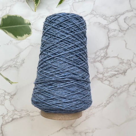 1.5mm Cotton String/Warp - Denim Blue