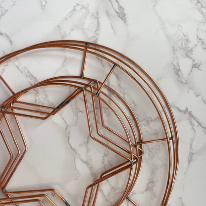 Star Wreath Metal Frame