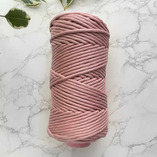 5mm PREMIUM Egyptian Cotton String - Pink Taupe