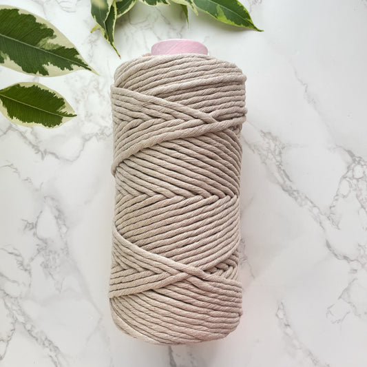 5mm Cotton String - Latte