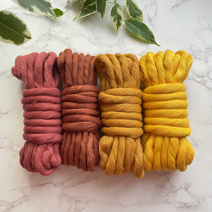 Chunky Colour Cotton String Fibre Bundle