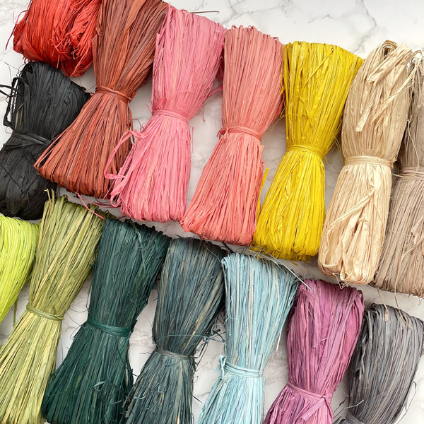 Raffia Ribbon Hanks - 21 Colours