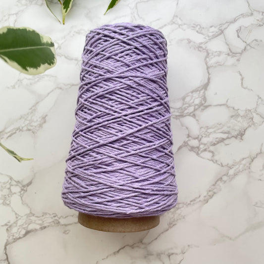 1.5mm Recycled Cotton String- Lavender