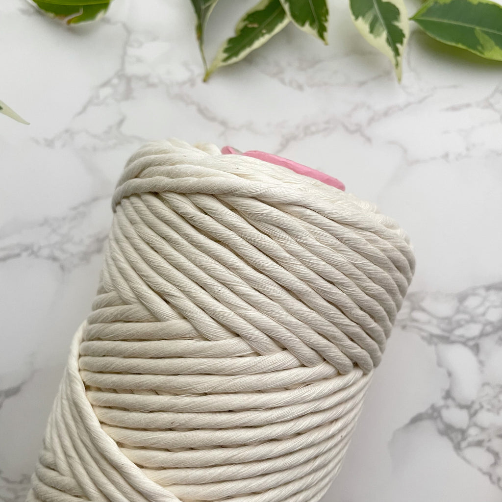 5mm PREMIUM Egyptian Cotton String - Natural – The Ivy Studio