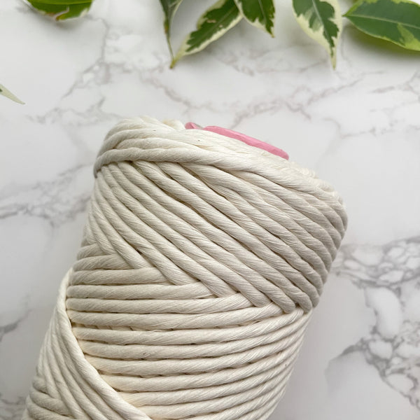 5mm PREMIUM Egyptian Cotton String - Natural
