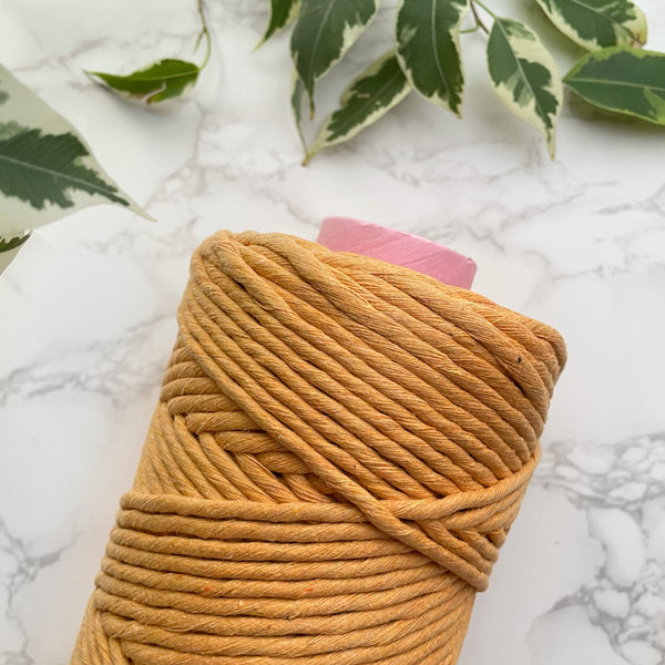 5mm Recycled Cotton String - Marigold