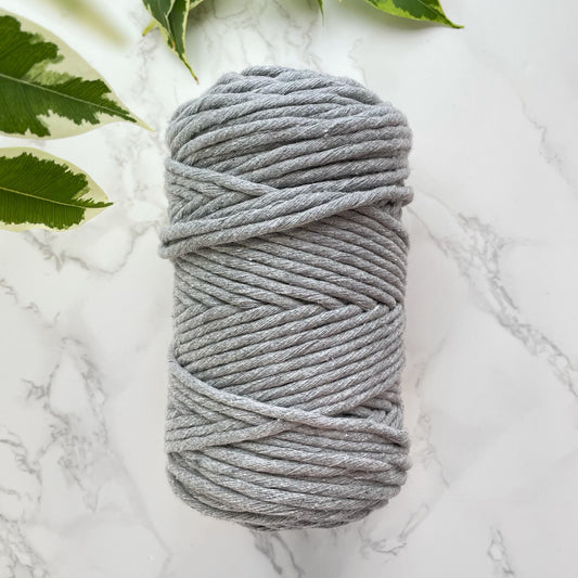 5mm Cotton String - Grey Marl