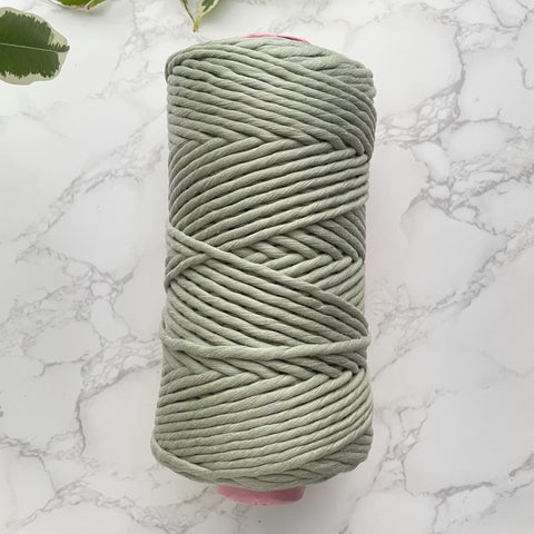 5mm PREMIUM Egyptian Cotton String - Eucalyptus Green