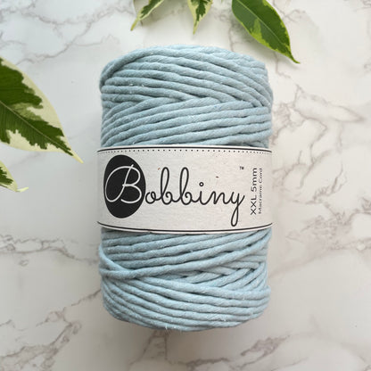 Bobbiny 5mm 'Misty' Cotton String - 100m