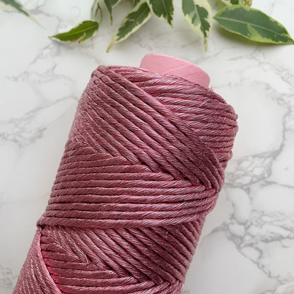 5mm Metallic String - Rose Taupe