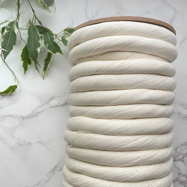 25mm Recycled Cotton String - Natural
