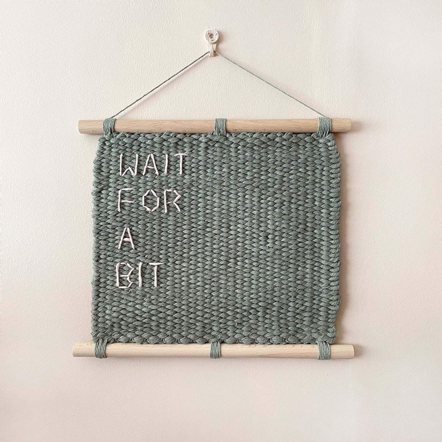 Joe - ‘Wait for a bit’ Weaving