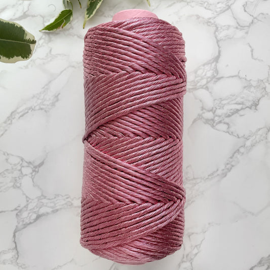 5mm Metallic String - Rose Taupe