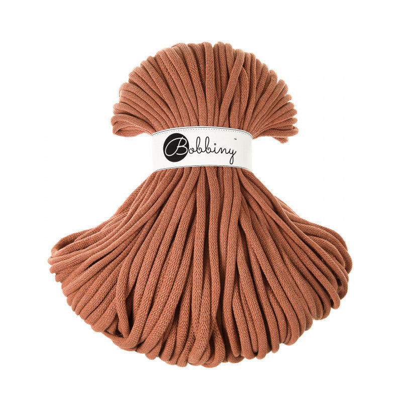 Bobbiny JUMBO 9mm 'Terracotta' Cotton Braided Cord